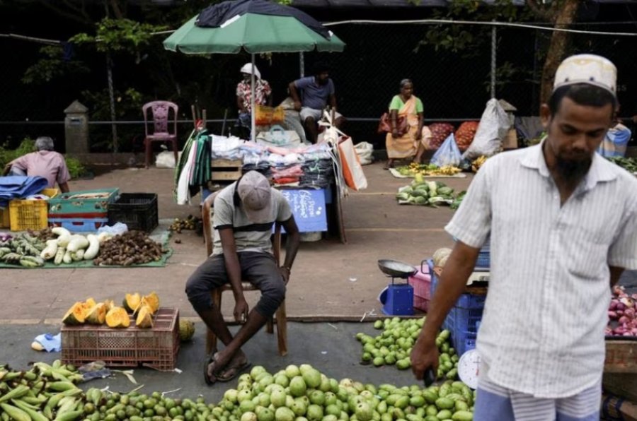 A vendor rests at his stall at a main market , after the International Monetary Fund's executive board approved a $3 billion bailout, in Colombo, Sri Lanka on March 21, 2023 — Reuters photo