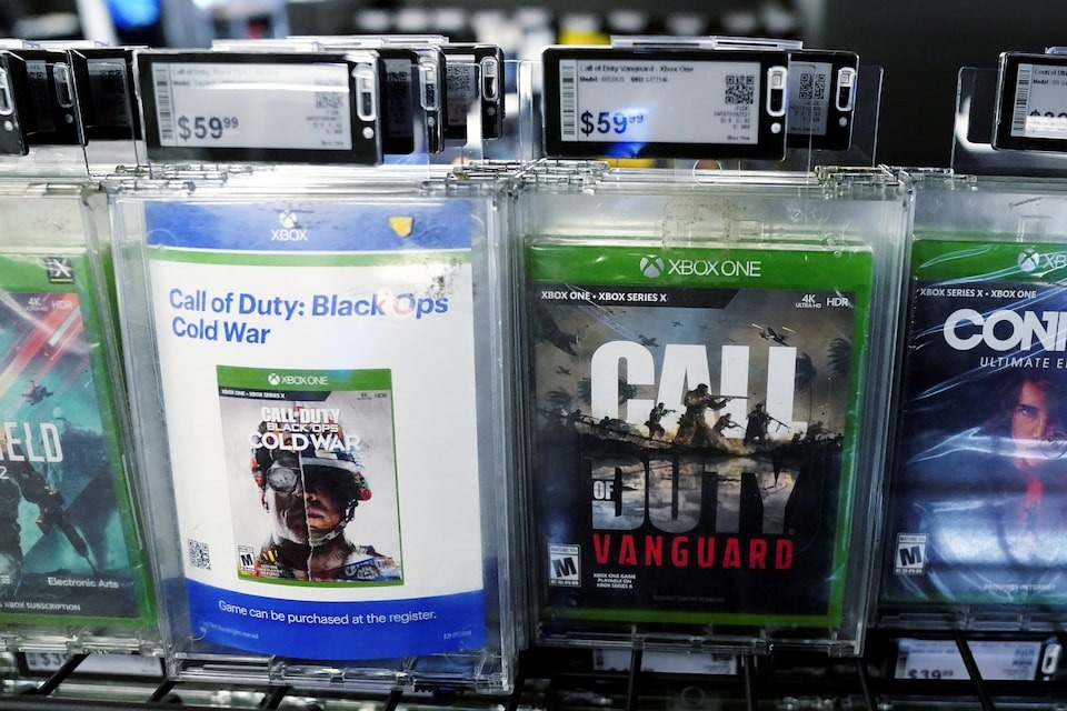 File photo: Activision games "Call of Duty" are pictured in a store in the Manhattan borough of New York City, New York, US on January 18, 2022 — Reuters/File