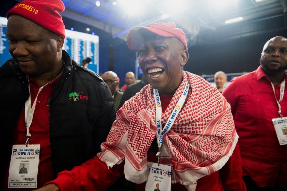 Julius Malema, Midrand, June 1, 2024 — Reuters photo