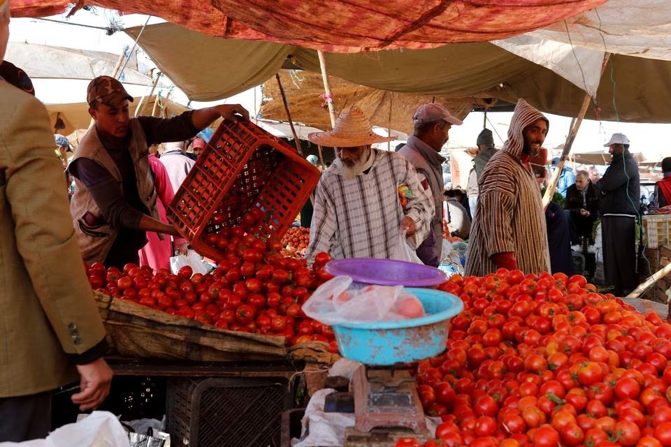 People shop at a vegetable market on the outskirts of Casablanca, Morocco on October 23, 2019 — Reuters/Files