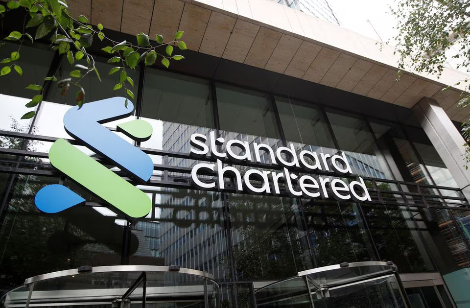 The Standard Chartered bank logo is seen at their headquarters in London, Britain on July 26, 2022 — Reuters/Files
