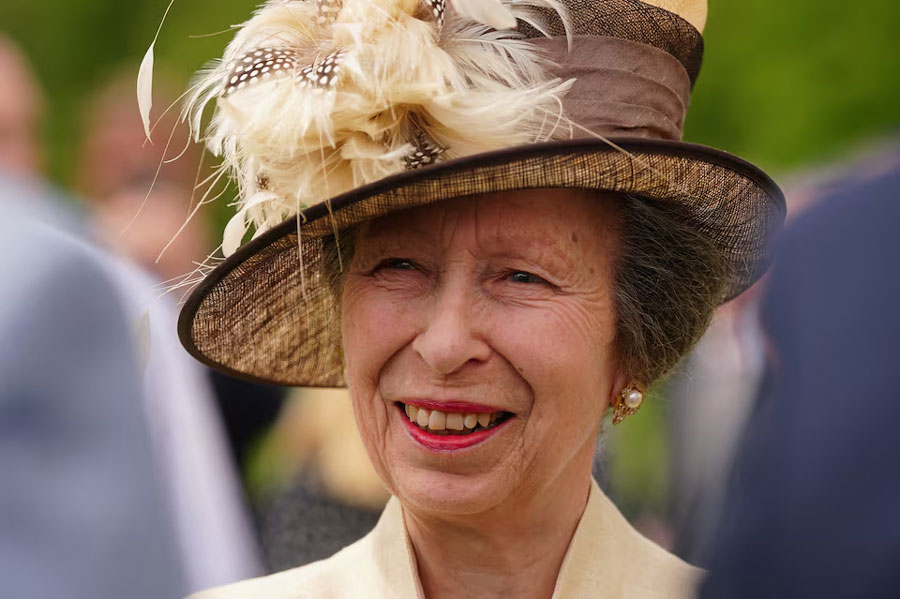 Britain's Princess Royal, Anne attends the Not Forgotten Association Annual Garden Party at Buckingham Palace in London, Britain. Picture date: Friday May 17, 2024.