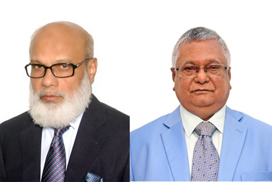 Mazakat Harun (left) and ABM Kaiser are seen in this combination photo