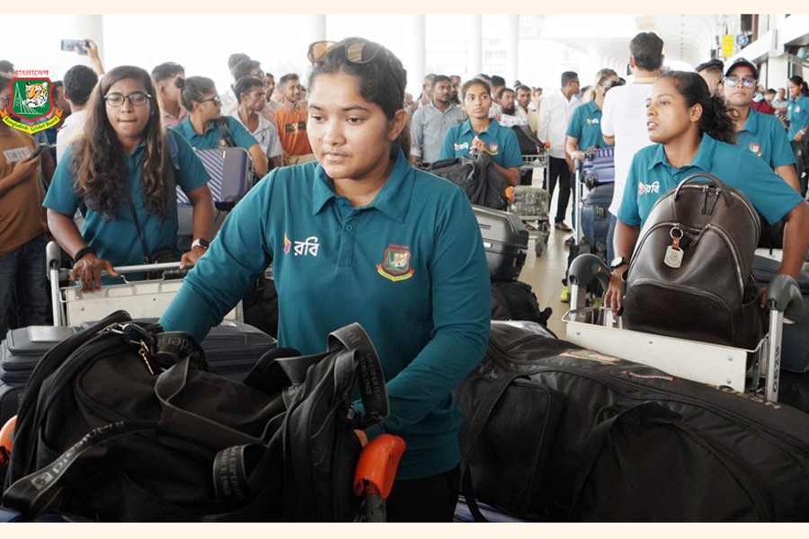 Players of Bangladesh national women's cricket team departs to Sri Lanka to compete in the Women's T20 Asia Cup 2024 on Tuesday — BCB
