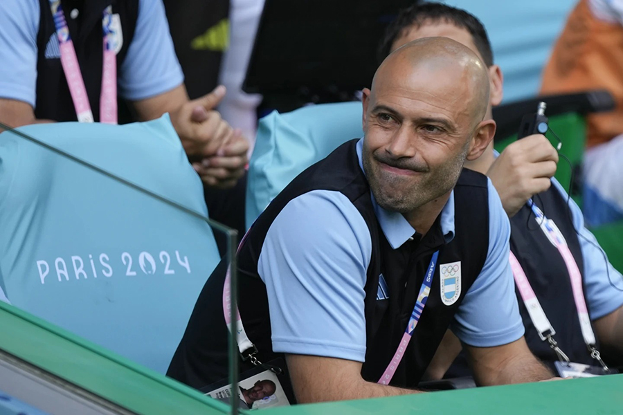 Argentina U-23 coach Javier Mascherano — AP photo