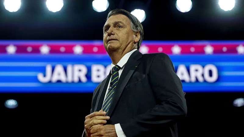 Jair Bolsonaro, former President of Brazil, arrives to speak at the Conservative Political Action Conference (CPAC) at Gaylord National Convention Center in National Harbor, Maryland, US, Mar 4, 2023.