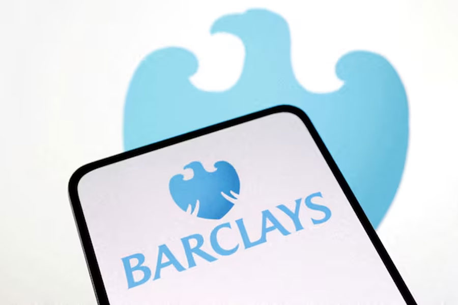 Barclays Bank logo is seen in this illustration taken March 12, 2023.