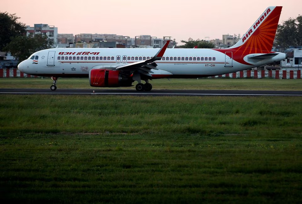 An Air India Airbus A320neo passenger plane moves on the runway after landing at Sardar Vallabhbhai Patel International Airport, in Ahmedabad, India on October 22, 2021 — Reuters/Files