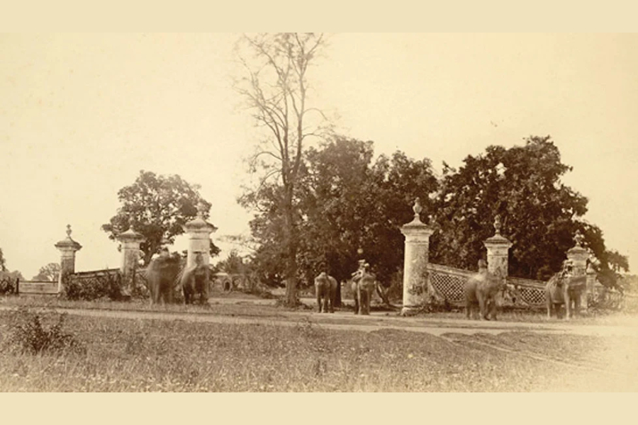 মীর জুমলার গেটের সবচেয়ে পুরান ছবি, ছবি: প্রথম আলো