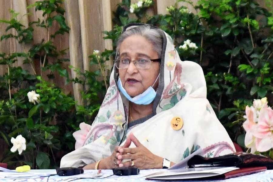 Sheikh Hasina -- File Photo
