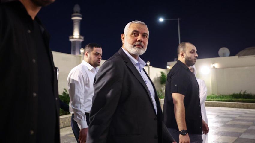 Late Hamas political bureau chief Ismail Haniyeh in Tehran, Iran on July 30, 2024 — Agency photo
