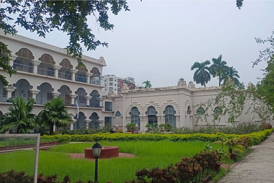 A partial view of Varendra Research Museum in Rajshahi city