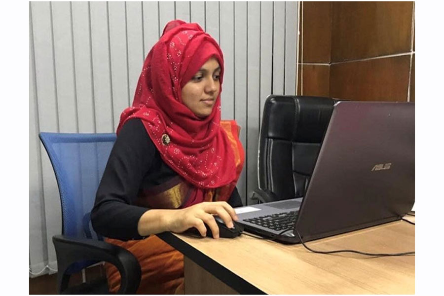 Ms Afsana Pervin, a successful investor in the DSE.