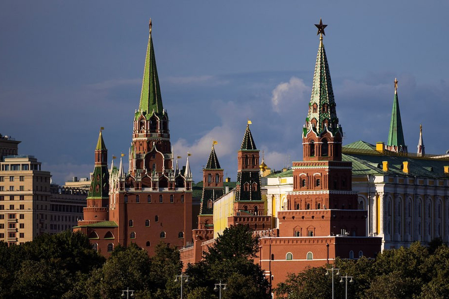The Kremlin in Moscow, Russia, August 12, 2024.