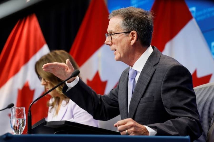 Bank of Canada Governor Tiff Macklem takes part in a news conference, in Ottawa, Ontario, Canada July 24, 2024.