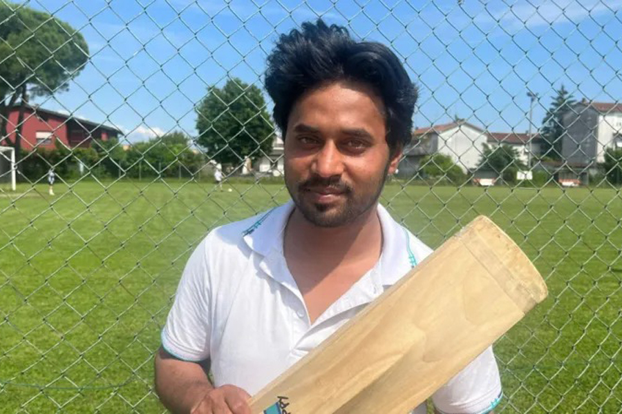 Miah Bappy and other Bengalis have to play cricket outside the town of Monfalcone