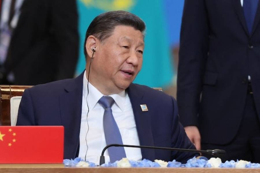 China's President Xi Jinping attends Shanghai Cooperation Organization (SCO) summit in Astana, Kazakhstan July 4, 2024.