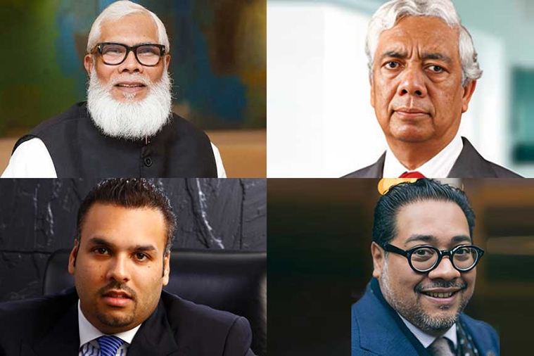 Clockwise from left: Salman F Rahman, Sohail Fasihur Rahman, Shahriar Rahman, and Shayan Fazlur Rahman