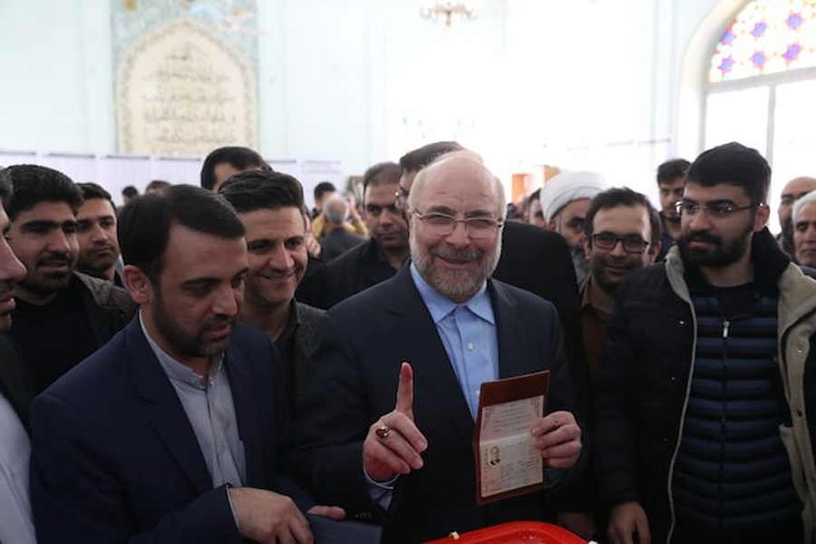 Mohammad Baqer Qalibaf, a parliamentary candidate, casts his vote at a mosque in downtown Tehran, Iran February 21, 2020. Hamed Malekpour/WANA (West Asia News Agency) via REUTERS/FilesMohammad Baqer Qalibaf, a parliamentary candidate, casts his vote at a mosque in downtown Tehran, Iran February 21, 2020. Hamed Malekpour/WANA (West Mohammad Baqer Qalibaf, a parliamentary candidate, casts his vote at a mosque in downtown Tehran, Iran February 21, 2020.