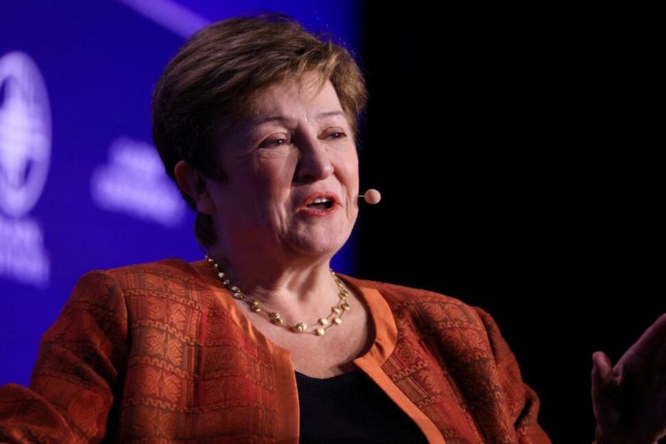 Kristalina Georgieva, managing director, International Monetary Fund, speaks at the Milken Conference 2024 Global Conference Sessions at The Beverly Hilton in Beverly Hills, California, U.S., May 6, 2024. REUTERS/David Swanson/File Photo