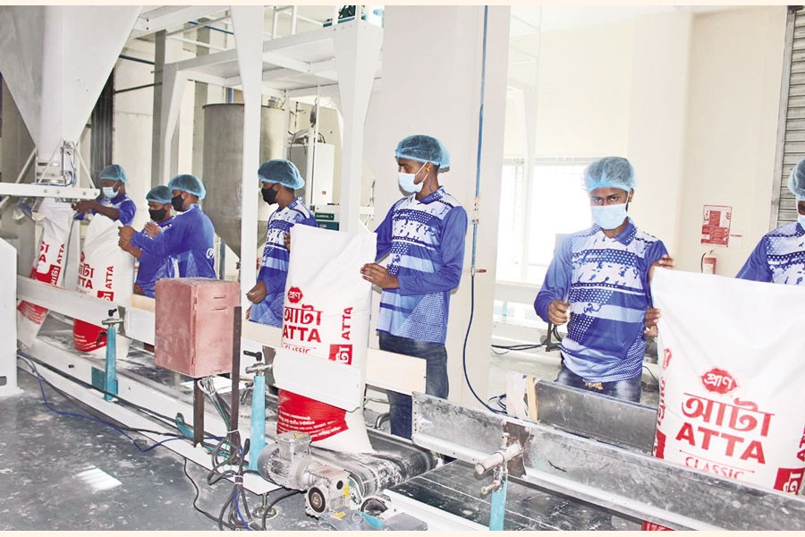 A modern automated flour mill has recently started full-scale production Kaliganj Agro Processing Limited (KAPL)