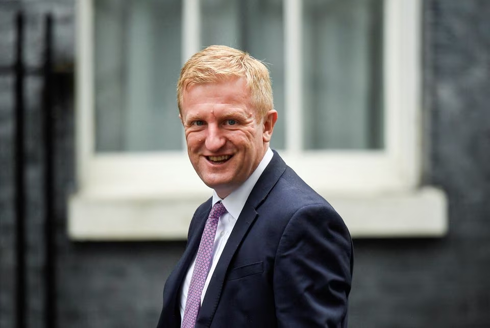 British Minister without Portfolio Oliver Dowden arrives for the weekly cabinet meeting on Downing Street, in London, Britain on May 24, 2022 — Reuters/Files