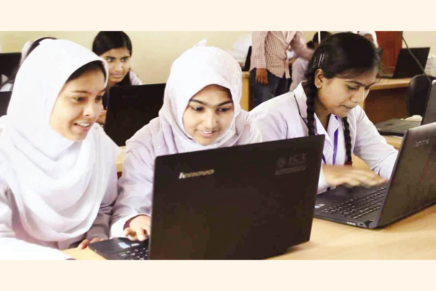 The use of IT is growing fast in Bangladesh