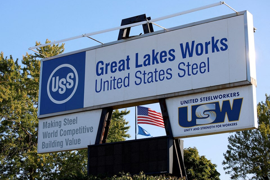 A United Steelworkers sign is seen outside the Great Lakes Works United States Steel plant in River Rouge, Michigan US on September 16, 2024 — Reuters/File