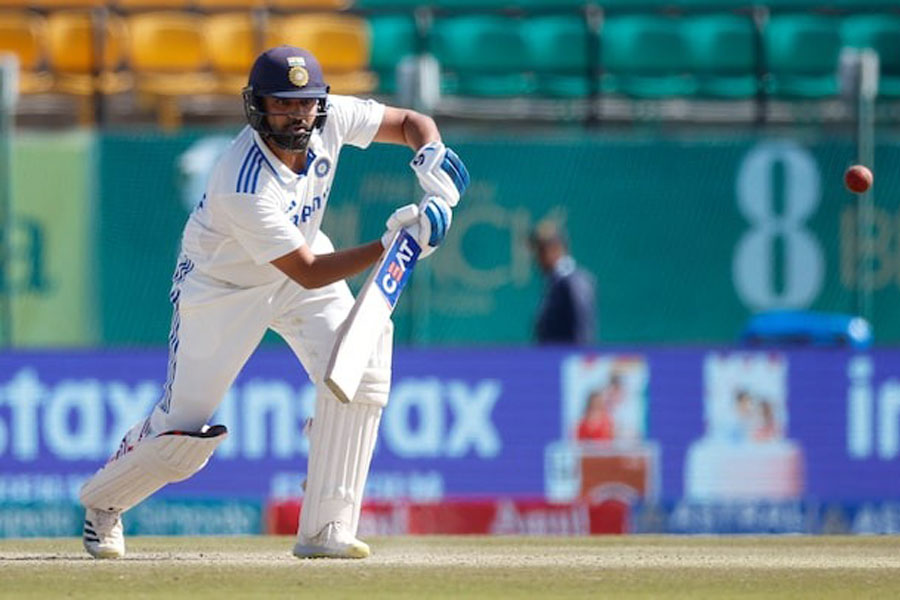 Cricket - Fifth Test - India v England - Himachal Pradesh Cricket Association Stadium, Dharamshala, India - March 8, 2024 India’s Rohit Sharma in action REUTERS/Adnan Abidi/Files
