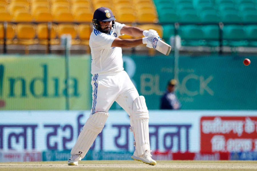 Cricket - Fifth Test - India v England - Himachal Pradesh Cricket Association Stadium, Dharamshala, India - March 8, 2024 India's Rohit Sharma in action REUTERS/Adnan Abidi/Files
