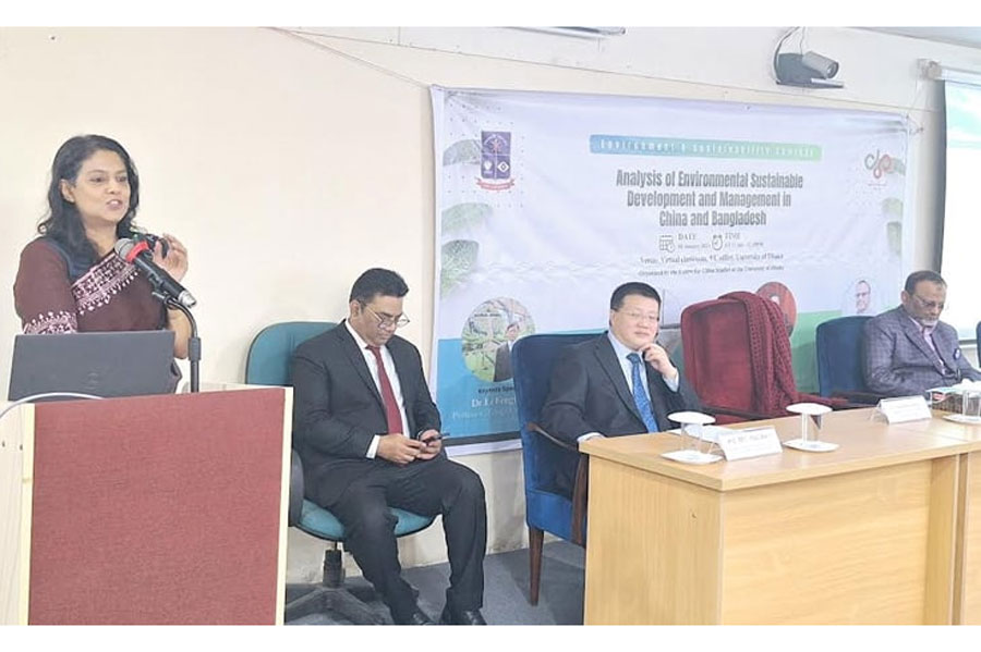 Environment, Forest and Climate Change Adviser Syeda Rizwana Hasan said Bangladesh and China can collaborate.