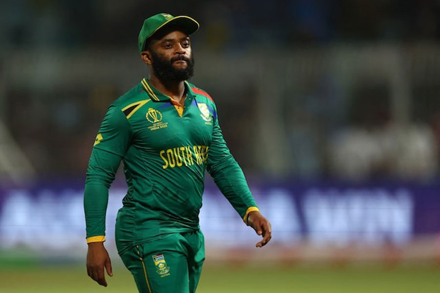 Cricket - ICC Cricket World Cup 2023 - Semi-Final - South Africa v Australia - Eden Gardens, Kolkata, India - November 16, 2023 South Africa's Temba Bavuma after the match REUTERS/Andrew Boyers/Files