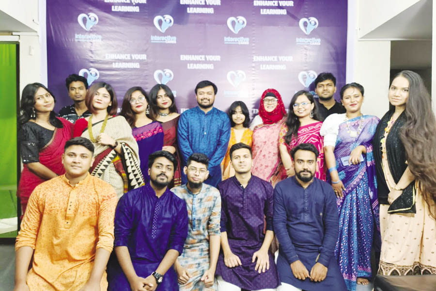 Interactive Cares team poses for a photo