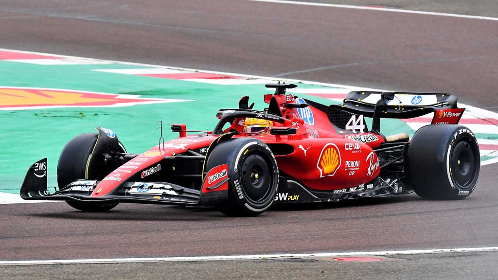 Formula One F1 - Lewis Hamilton drives a Ferrari F1 car around the Fiorano circuit as part of the TPC tests - Fiorano Circuit, Fiorano Modenese near Maranello, Italy - Jan 22, 2025 Ferrari's Lewis Hamilton during testing REUTERS/Jennifer Lorenzini