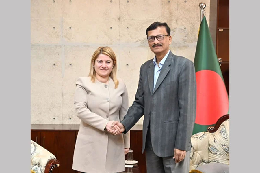 Visiting Italian Vice Minister for Foreign Affairs and International Cooperation, Maria Tripodi, held a meeting with Foreign Affairs Adviser Md. Touhid Hossain at the Ministry of Foreign Affairs in Dhaka on Wednesday.