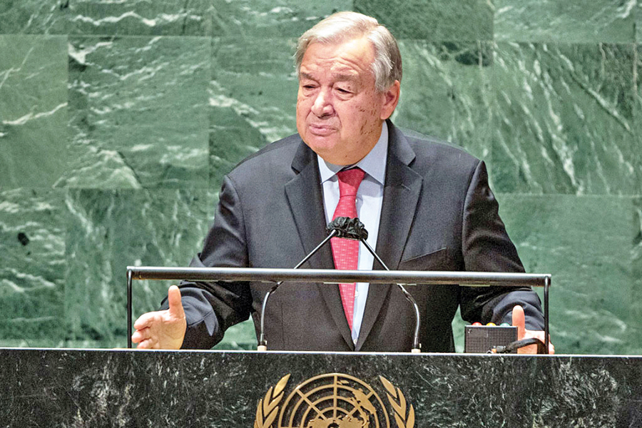 United Nations Secretary-General António Guterres -- File Photo
