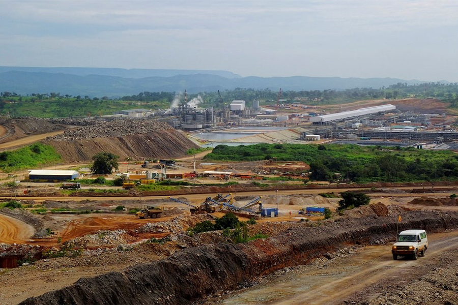 A view of processing facilities at Tenke Fungurume, a copper and cobalt mine 110 km (68 miles) northwest of Lubumbashi in Congo's copper-producing south. Picture taken on January 29, 2013 — Reuters/File