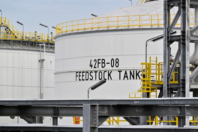 A view of the Neste refinery located at Tuas South in Singapore May 16, 2023. REUTERS/Caroline Chia/File Photo