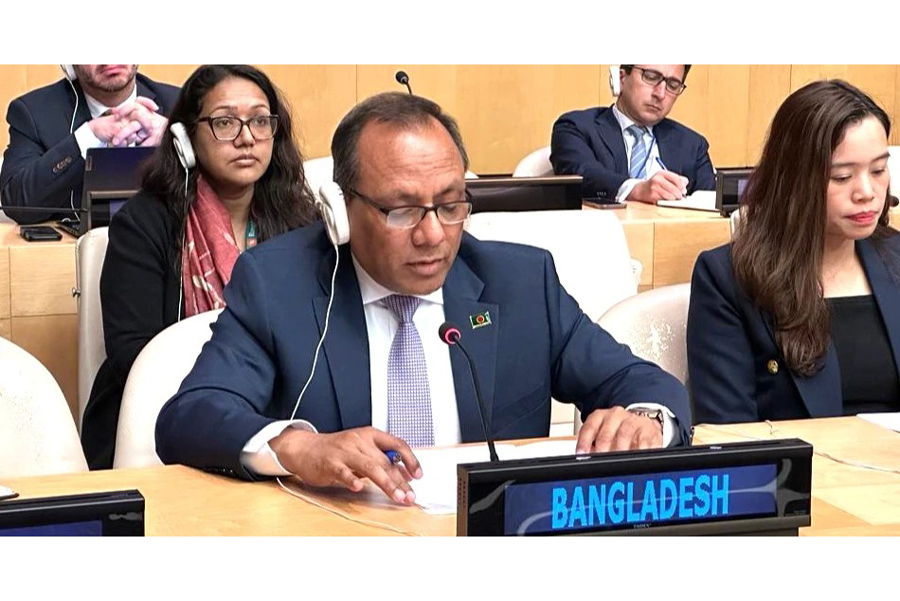 Ambassador Muhammad Abdul Muhith at the UN Security Council‘s meeting.