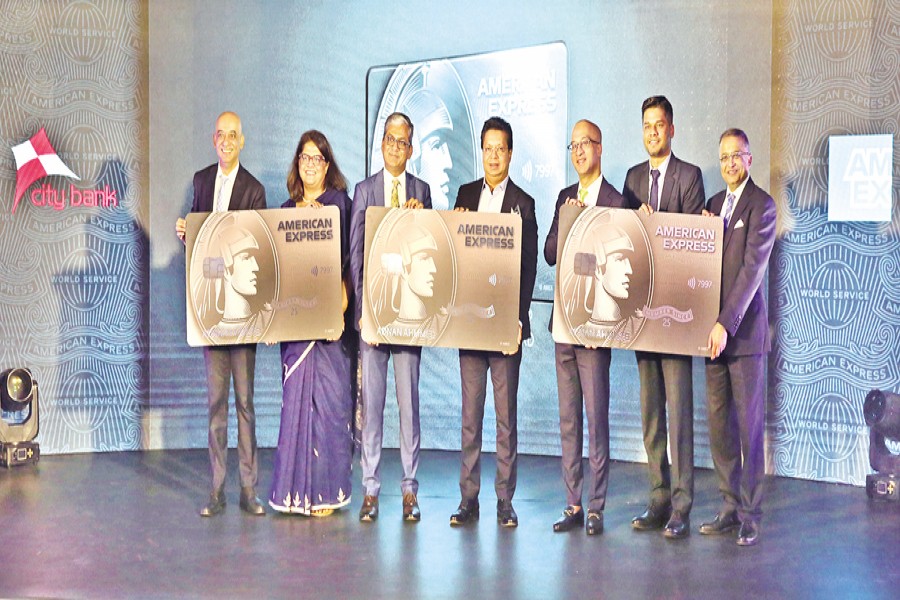 City Bank on Thursday announced the launch of the "City Bank American Express Platinum Reserve Credit Card", the first American Express metal card in Bangladesh