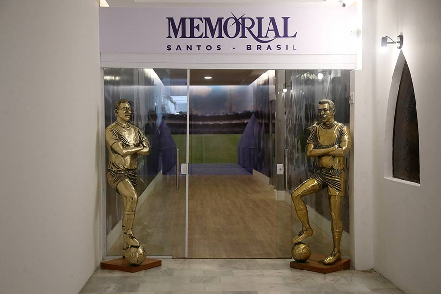 General view of the mausoleum of Brazilian football legend Pele at the Memorial Necropole Ecumenica cemetery in Santos of Brazil –Reuters file photo