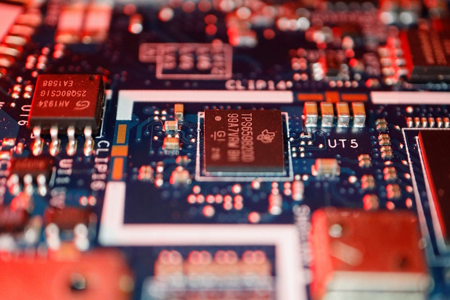 Semiconductor chips are seen on a circuit board of a computer in this illustration picture taken on February 25, 2022 — Reuters/File