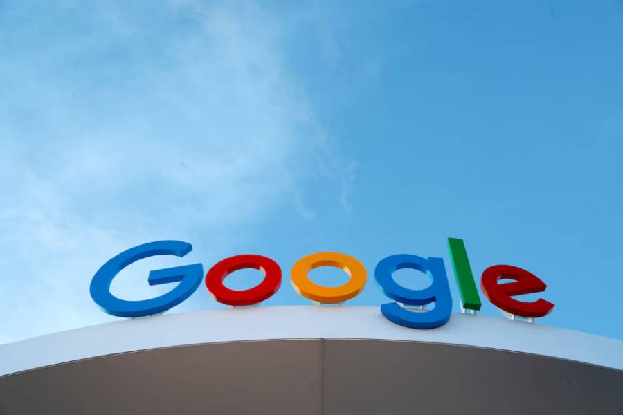 The Google logo is seen on the Google house at CES 2024, an annual consumer electronics trade show, in Las Vegas, Nevada, U.S. January 10, 2024.