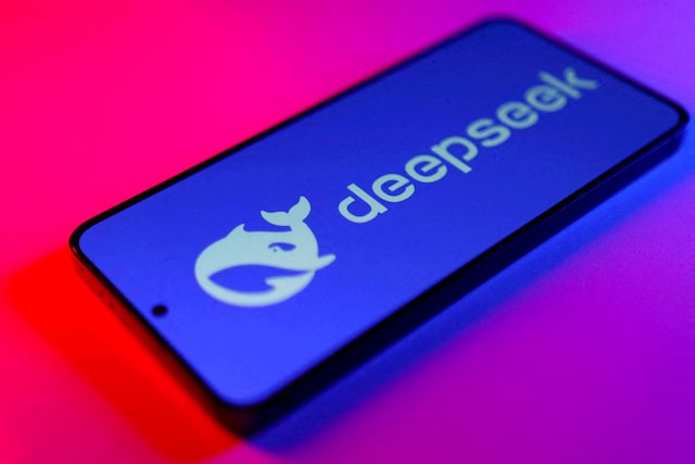 The DeepSeek logo is seen in this illustration taken on January 29, 2025. REUTERS/Dado Ruvic/Illustration/File Photo