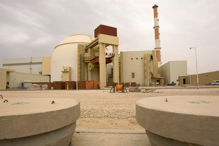 A view of the reactor at Iran’s nuclear power plant in Bushehr, February 25, 2009.