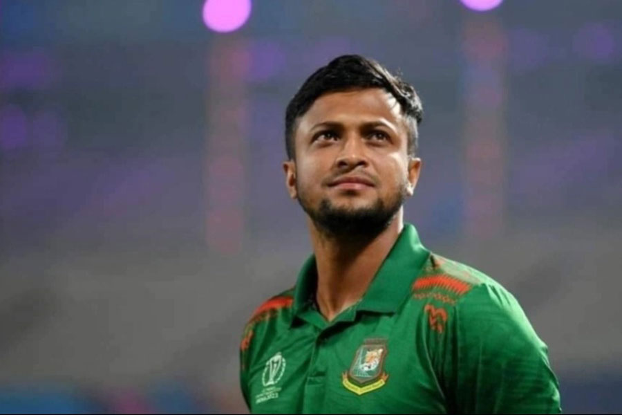 Shakib Al Hasan -- File Photo