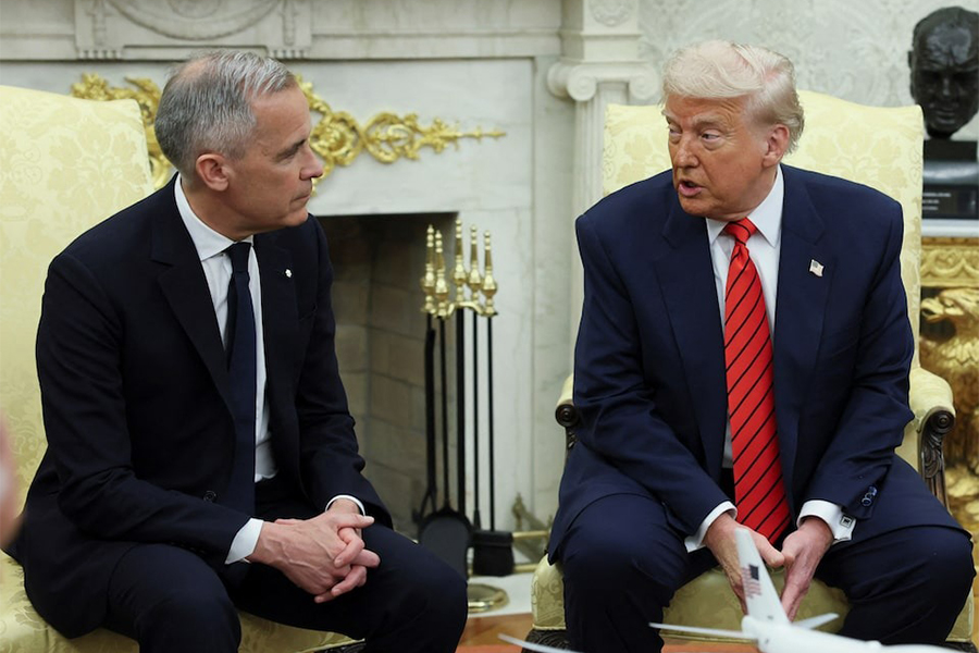 US President Donald Trump meets with Canadian Prime Minister Mark Carney in the Oval Office at the White House in Washington, DC, US on May 6, 2025 — Reuters photo