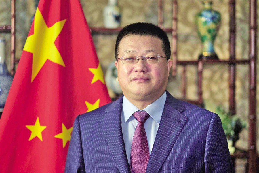 Chinese Ambassador to Bangladesh Yao Wen seen in this undated photo