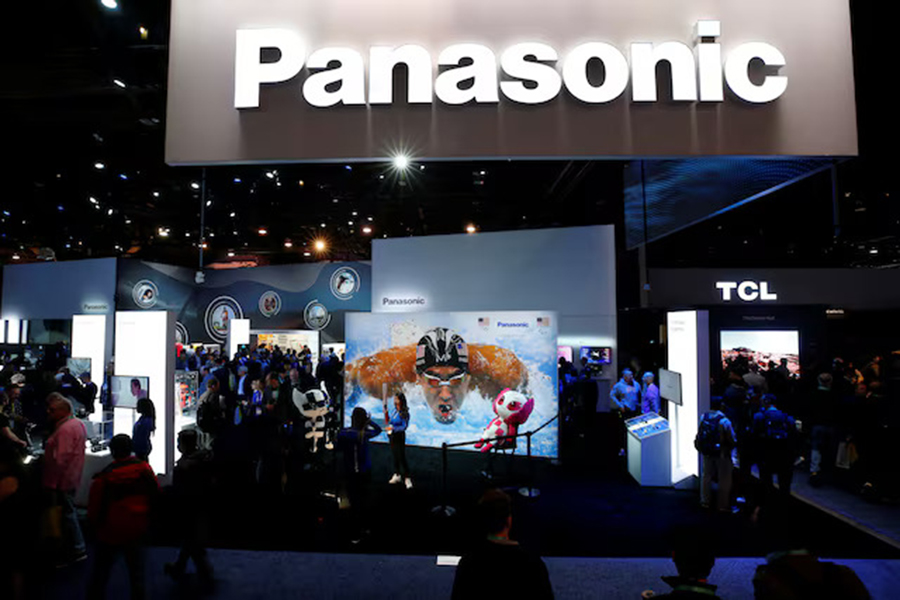 The Panasonic booth is shown during the 2020 CES in Las Vegas, Nevada, US on January 7, 2020 — Reuters/File
