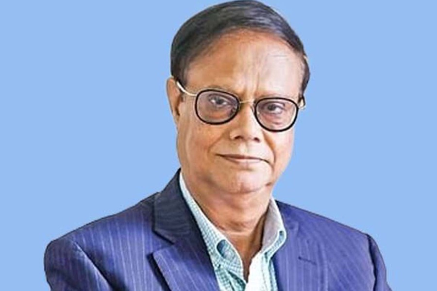 Bangladesh Bank Governor Dr Ahsan H Mansur -- File Photo